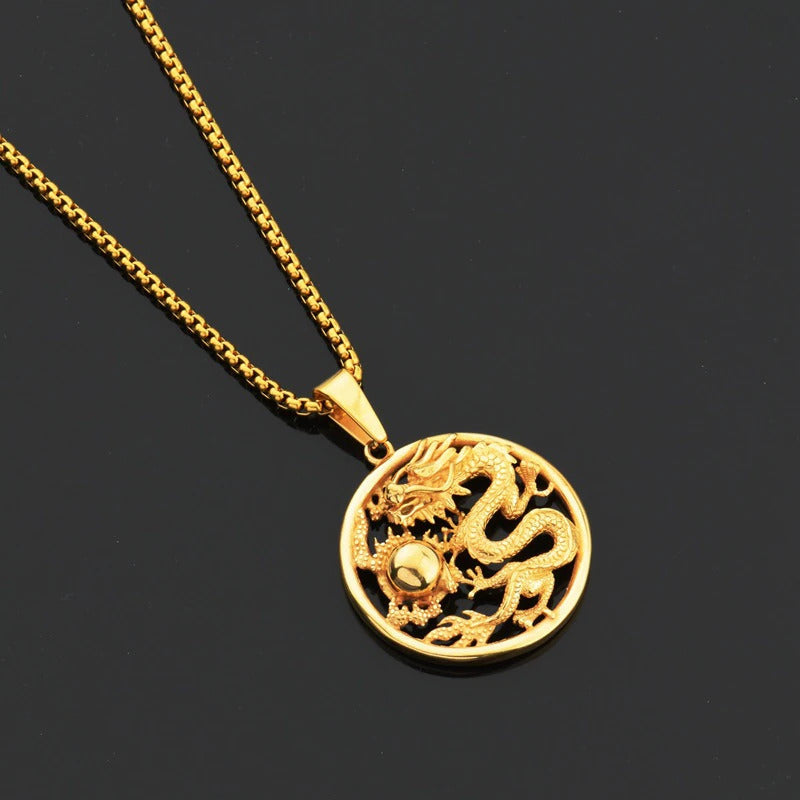 Dragon Medallion Necklace - VIP
